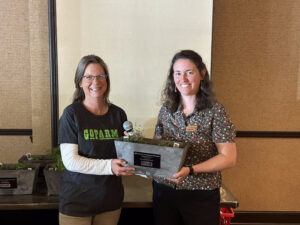 Christine received GoFarm's Farmer Development & Support Champion Award 2024